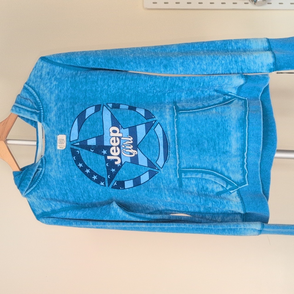 Blue 'Jeep Girl' Hoodie